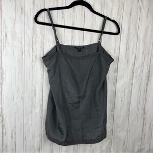 Eileen Fisher Y2K 100% silk gray cami tank Small